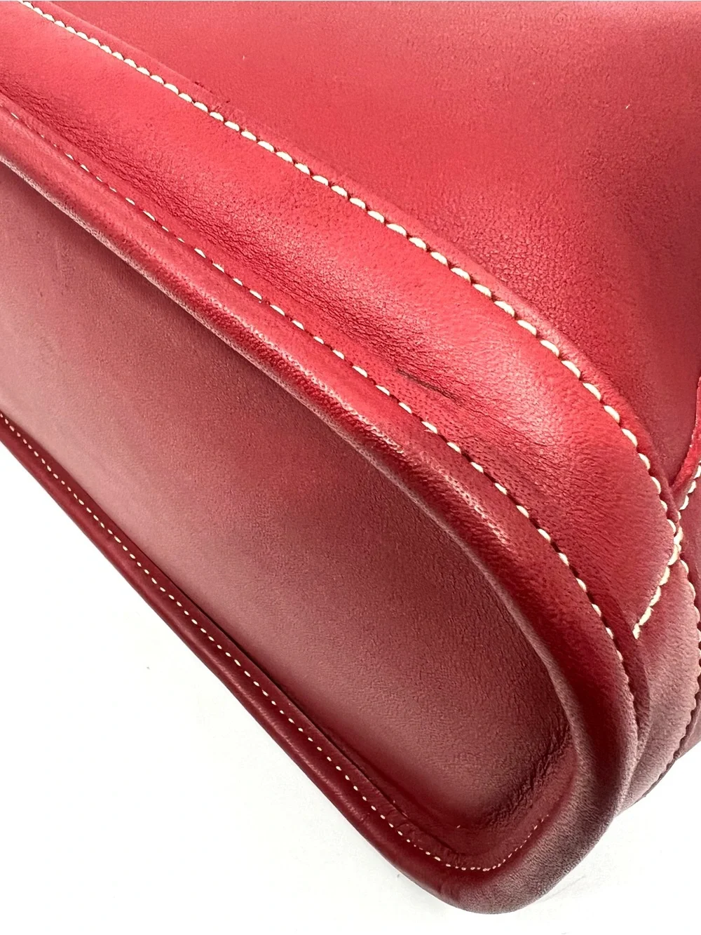 Vintage Coach 9303 Bleecker Satchel Red Glove Tanned Leather USA